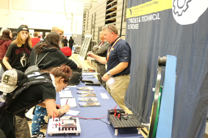LCCC Trades and Technical Studies Booth